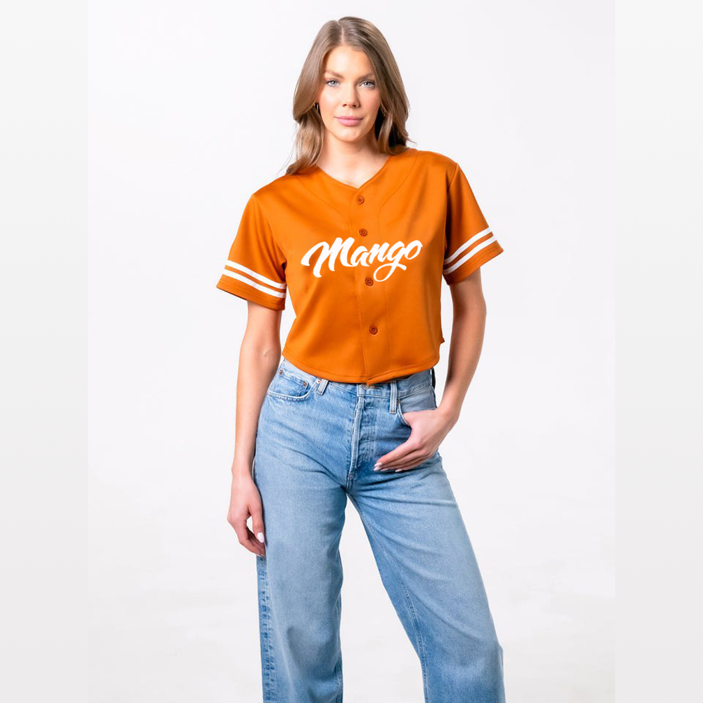 AOP Croptop Baseball Jersey